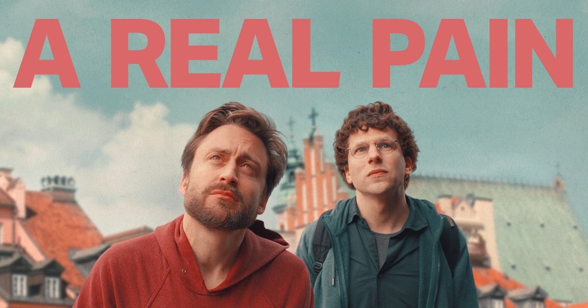 The 2024 film A Real Pain on Blu-ray in February